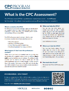 CPC Assessment flyer cover