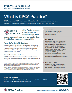CPCA Practice flyer cover